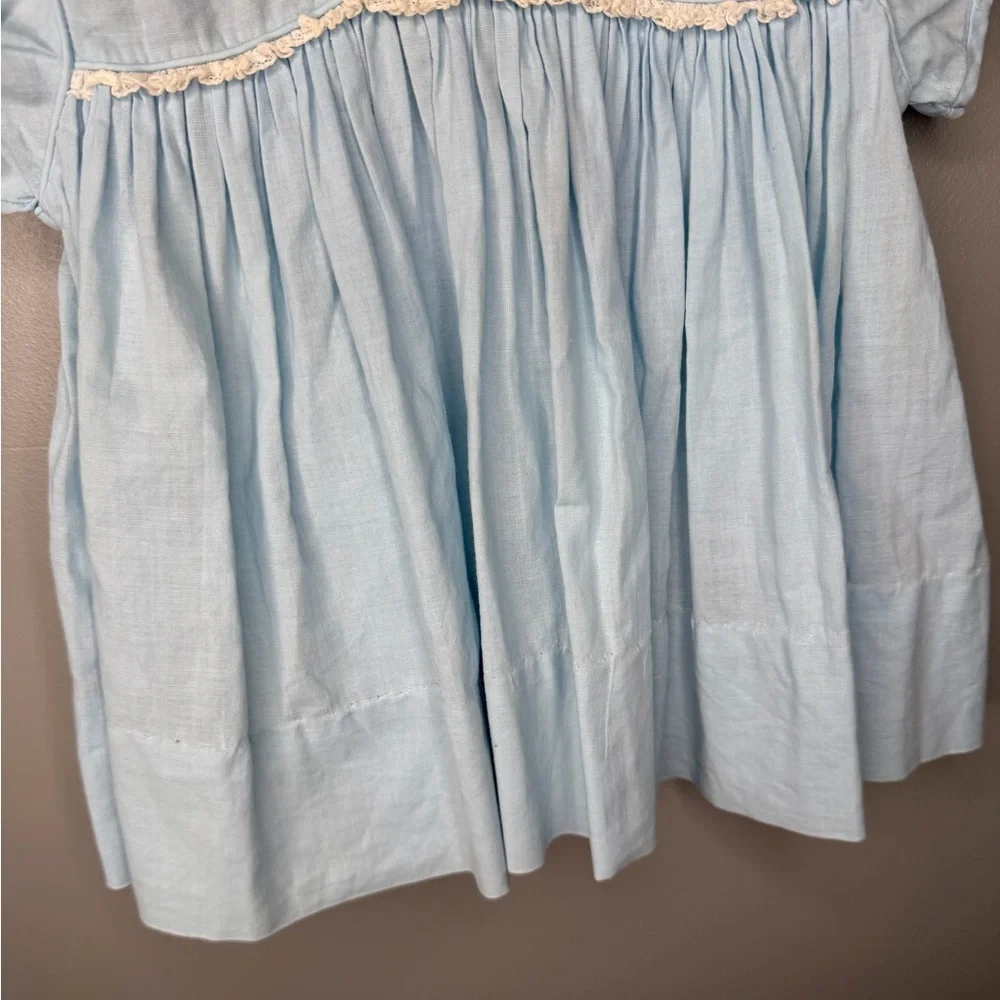 Nanette Originals Vintage 1950s - 1960s Baby Blue Babe Frock Dress